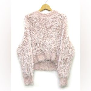 SNIDEL Pink Fluffy Sweater SWNT165109